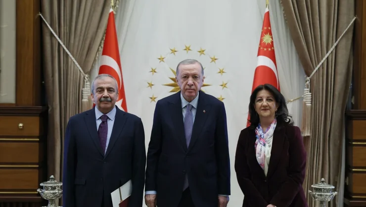 Cumhurbaşkanı Erdoğan, DEM Parti Heyetini Beştepe’de Kabul Etti
