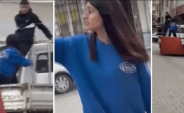 Esenyurt’ta Hırsızlara Direnen Cesur Kadın Kamerada