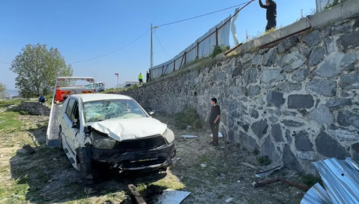 Avcılar’da Kamyonet Takla Attı, Mucize Kurtuluş!