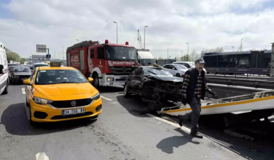 Genç Sürücünün Tehlikeli Yolculuğu Kazayla Sonuçlandı