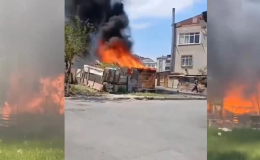 Avcılar Yeşilkent Mahallesi’nde Kömürlük Yangını Paniğe Neden Oldu