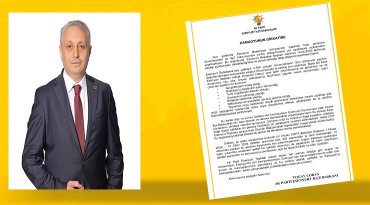 Togay Çoban’dan Sert Açıklama: “Suça Bulaşanlarla Yolumuza Devam Etmeyeceğiz”