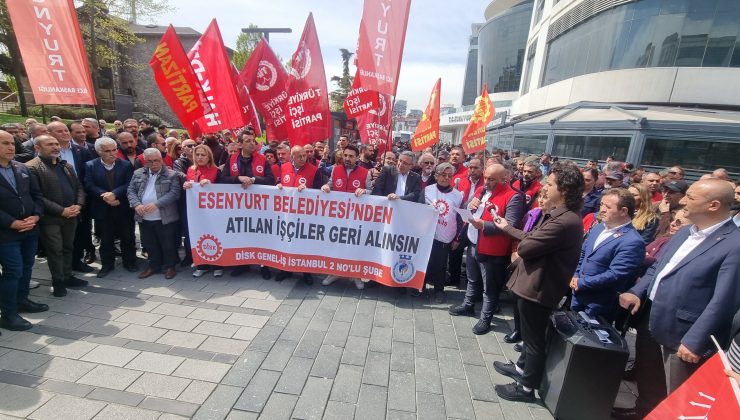 Esenyurt Belediyesi Önünde Kayyum Protestosu: “Bu Bir Siyasi Fişleme Operasyonudur”