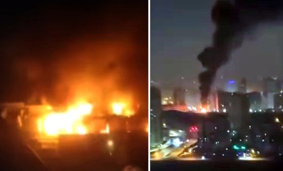 Avcılar’da Gece Yarısı Şantiyede Korkutan Yangın