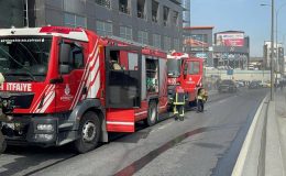 Küçükçekmece’de Tadilat Sırasında Yangın! D-100’ü Duman Kapladı