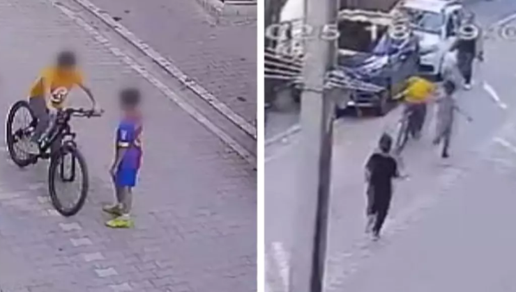 Çaldığı Bisikleti Gösterirken Araba Çarptı! O Anlar Kamerada