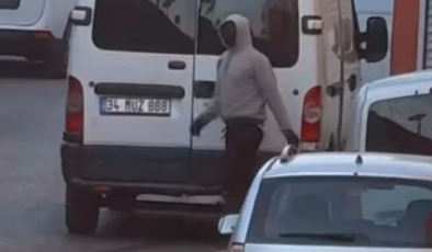 Küçükçekmece’de Maskeli Hırsızlar Gündüz Gözüyle Keşifte Yakalandı!