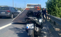 Ümraniye’de Motosiklet Kazası: Belediye İşçisine Çarptı, 2 Yaralı