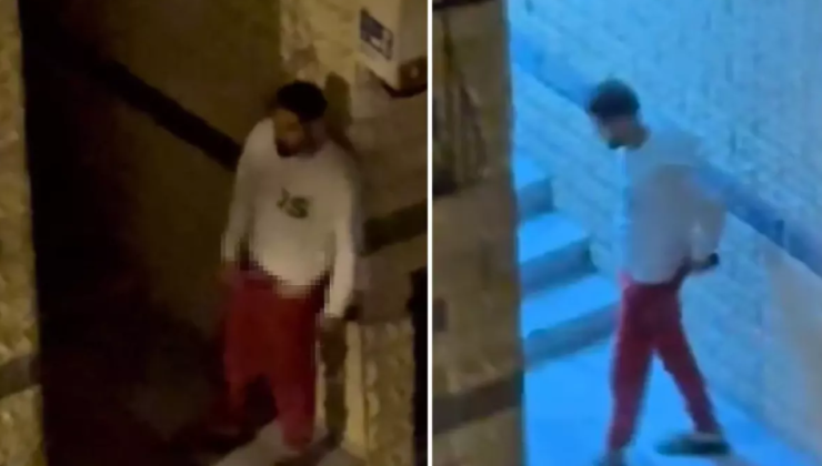 Esenyurt’ta Ahlak Skandalı! Sapık Şahıs Sokakta Görüntülendi, Kaçtı