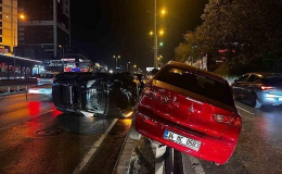 Esenyurt D100 Karayolu’nda Zincirleme Kaza: 2 Yaralı, Trafik Felç Oldu