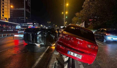 Esenyurt D100 Karayolu’nda Zincirleme Kaza: 2 Yaralı, Trafik Felç Oldu