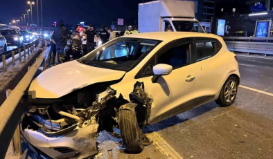 Alkollü Sürücü E-5’te Kaos Yarattı! Kazadan Sonra Yaya Kaçmaya Çalıştı