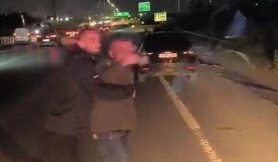 Arnavutköy’de Otobüs Şoförüne Yol Ortasında Tehdit!