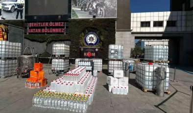 İstanbul’da Sahte Alkol Operasyonu: 18 Ton Ele Geçirildi!