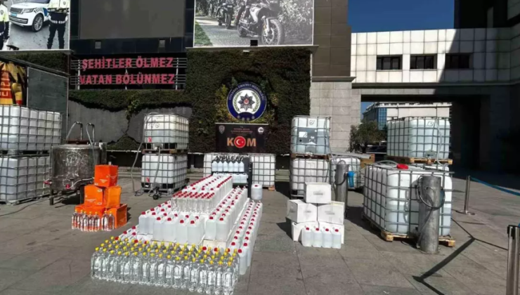 İstanbul’da Sahte Alkol Operasyonu: 18 Ton Ele Geçirildi!