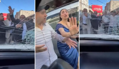 Esenyurt’ta Düğün Konvoyu Dehşeti: Karı-Koca Saldırıya Uğradı!
