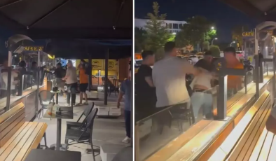 İki Grup Kahve Zincirinde Birbirine Girdi, Cadde Boks Ringine Döndü!
