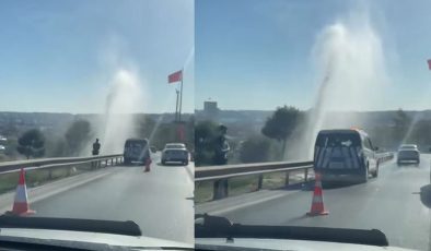 Büyükçekmece’de Su Borusu Patladı: E-5 Karayolunda Trafik Aksadı