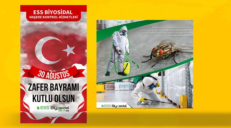 ESS BİYOSİDAL  30 AĞUSTOS ZAFER BAYRAMI KUTLAMA MESAJI