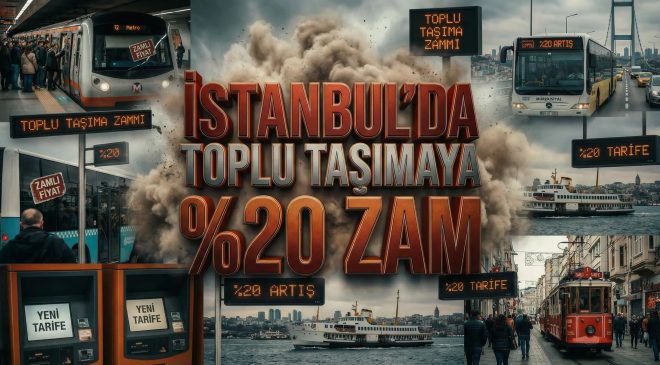 İstanbul’da ulaşıma yüzde 20 zam: Hangi araç kaç lira oldu?